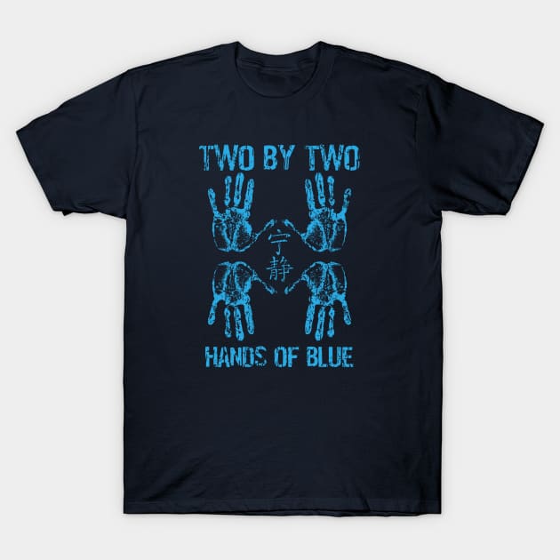 Hands Of Blue T-Shirt by bigdamnbrowncoats